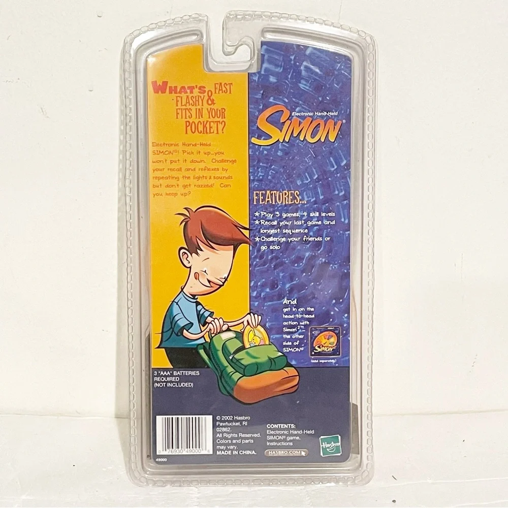 Simon Vintage Electronic Hand-Held The Original Brain Battle Game NEW‎ Sealed